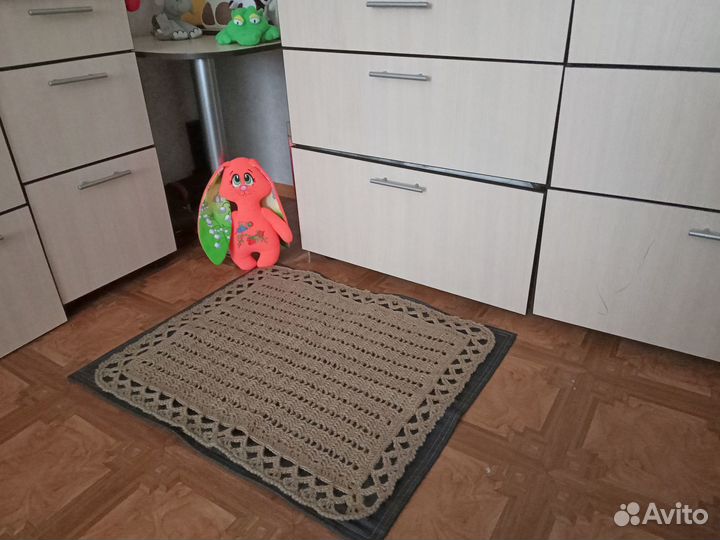 Коврик из джута