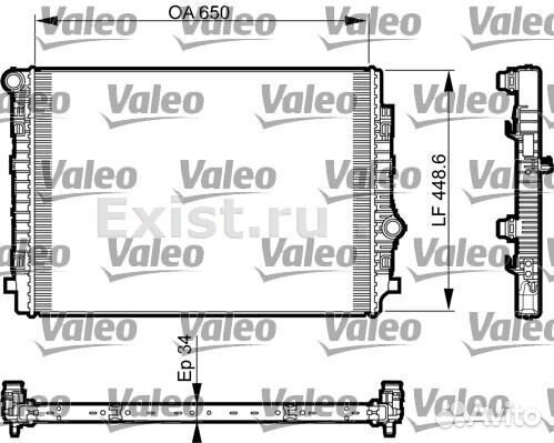 Радиатор ваг Пассат/Тигуан/Кодиак/Октавия