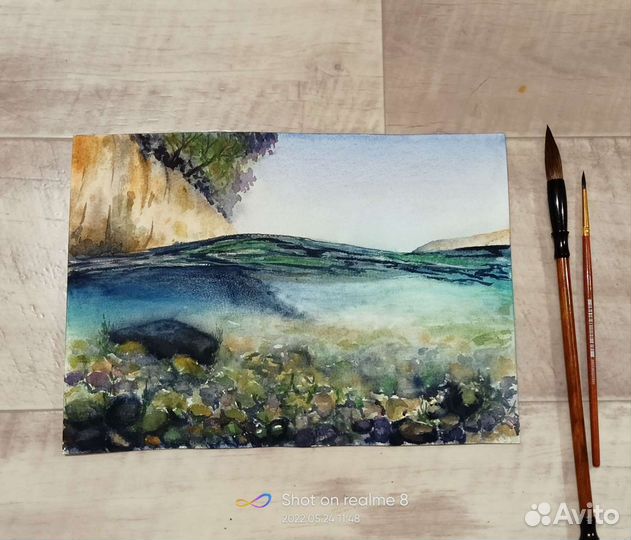 Картина акварель 