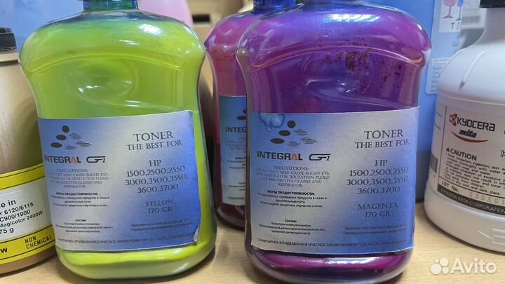 Тонер цветной для картриджей hp 1500 hp 5500