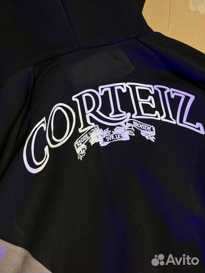 Corteiz худи балаклава стиль черная