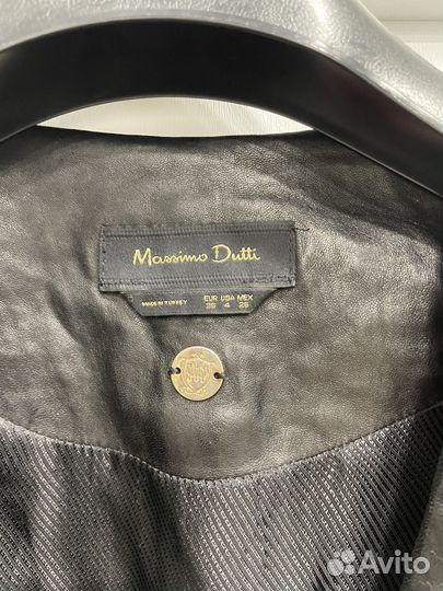 Куртка натуральная кожа massimo dutti