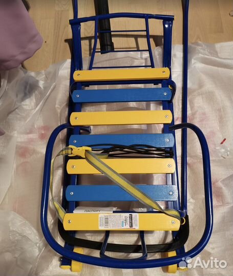 Санки новые Тимка 5 комфорт с колесами