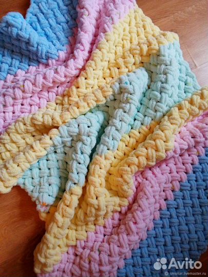 Плед плюшевый на подарок, на выписку