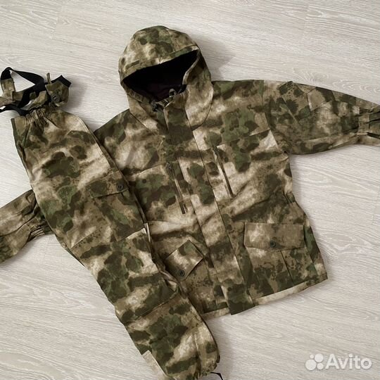 Костюм демисезонный Горка, Зелёный мох на флисе