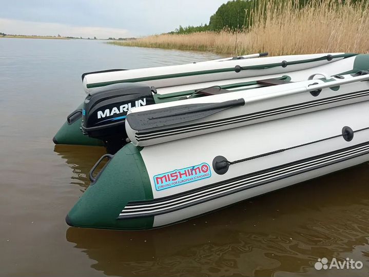 Лодка mishimo family lite 390 белая