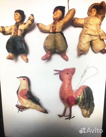 Советские Елочные ретро игрушки