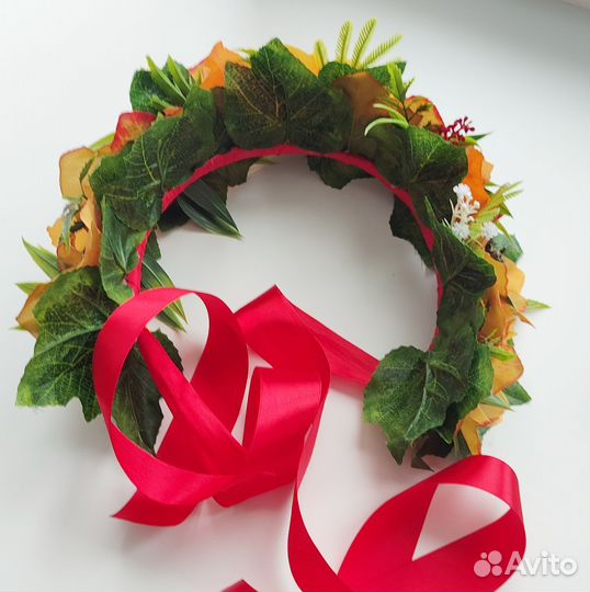 Венок на день осени.Для фотосессии.Ободок,кокошник