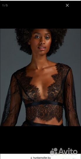 Топ кружевной hunkemoller ночное белье