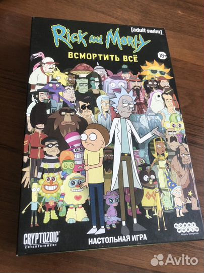 Настольая игра Рик и Морти Всмортить всё
