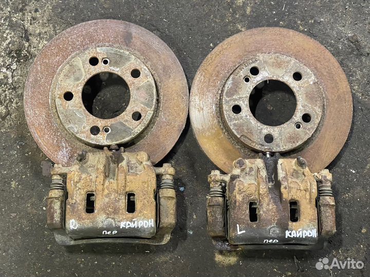 Передние тормоза кайрон