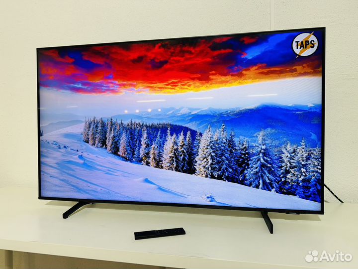 Огромный, свежий qled Samsung 130см UHD SMART 2022