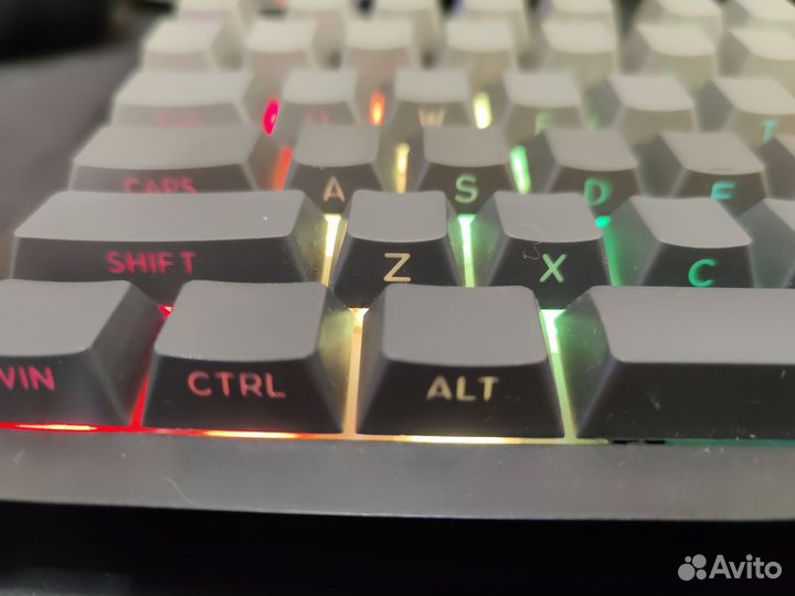 Кейкапы XVX Black Print Side Black Gradient