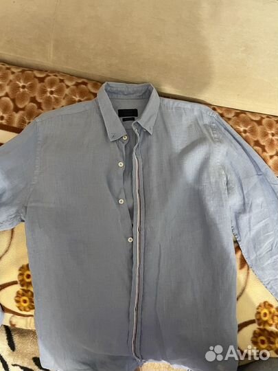 Рубашка хлопковая zara