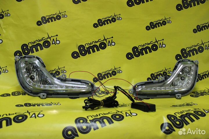 Фара противотуманная птф + дхо Солярис