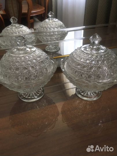 Ваза для фруктов,конфетница хрусталь