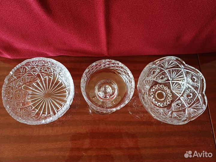 Салатник хрустальный