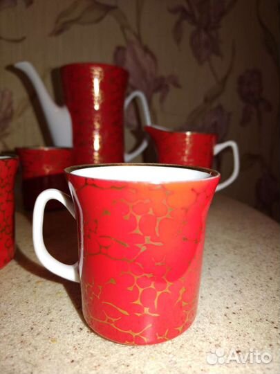 Остатки кофейного сервиза Wloclawek porcelana