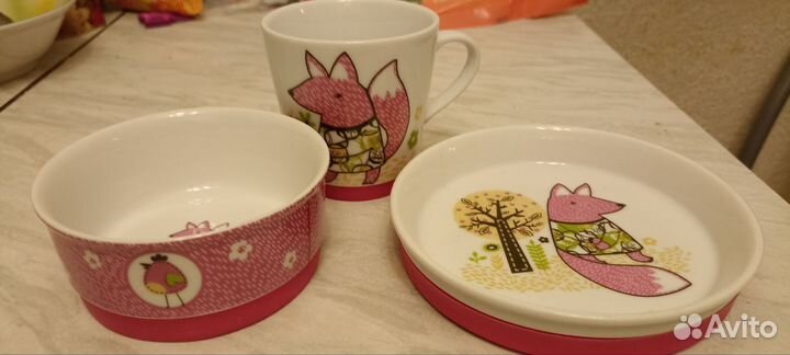 Набор посуды для детей 3 предмета