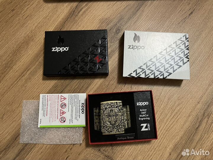 Зажигалка Zippo Armor - St. Benedict Medal