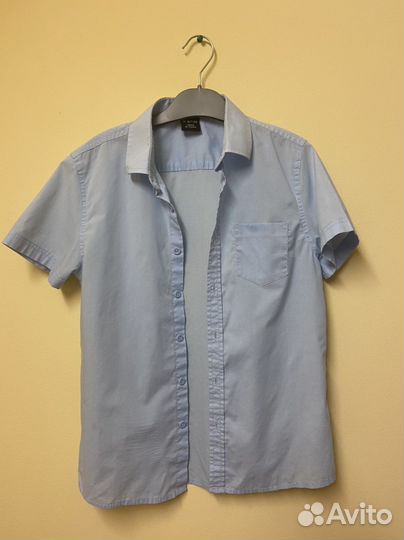 Рубашка для мальчика школьная 140 146