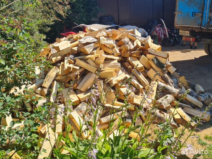 Дрова березовые колотые