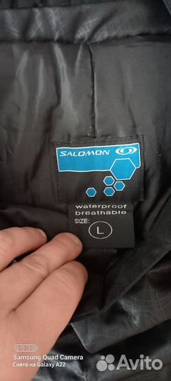 Горнолыжные (сноуборд) штаны мужские salomon