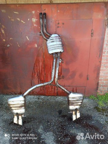 Выхлопная система Audi s4 b8 333 л.с