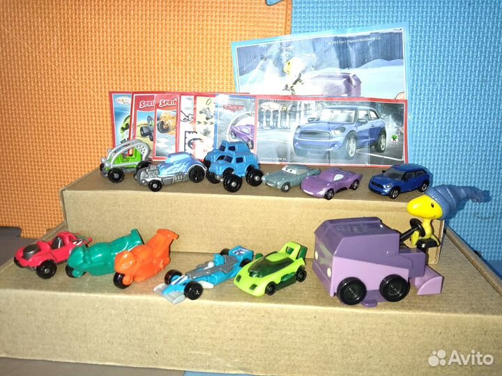 Фигурки чупа чупс, киндер сюрприз