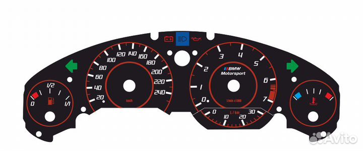 Шкалы приборов BMW 3 E36 (90-00)