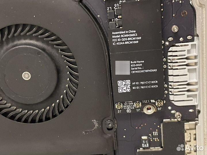 MacBook Pro 13 retina (late 2013) a1502 запчасти