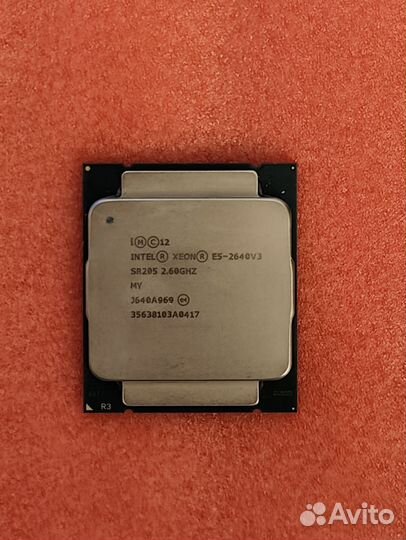 Процессор xeon 2640v3