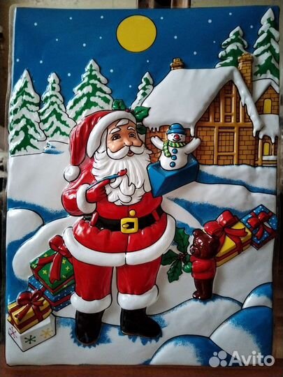 Новогоднее панно