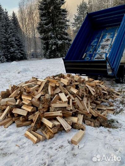 Дрова березовые. Колотые