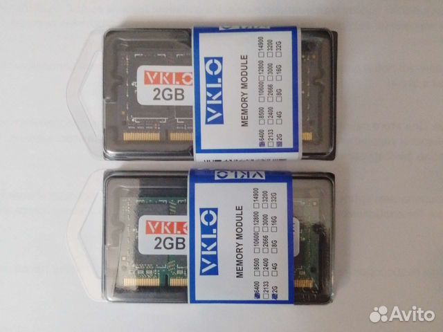 Оперативная память DDR2 2gb для ноутбука новая