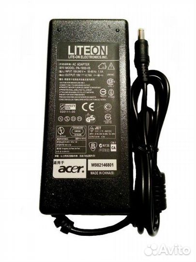 Блок питания для ноутбука acer 19v 4.74a