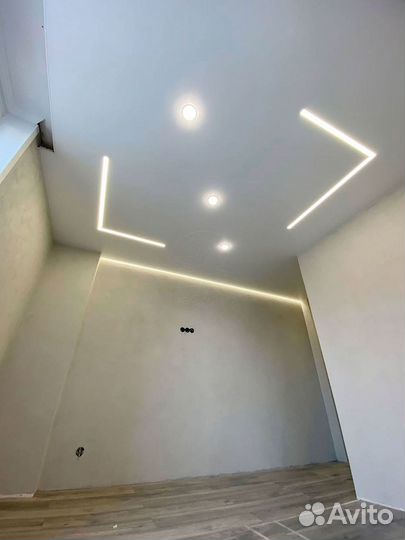 Натяжные потолки под ключ