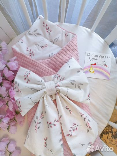 Конверт на выписку для девочки осень