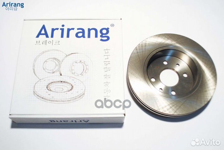 Диск переднего тормоза ARG291055 Arirang