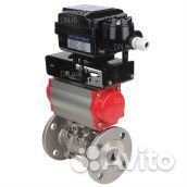 Кран шаровой DN.ru BV3131P(3pc) -FP-F-ISO-H Ду25 Ру40, трехсоставной полнопроходной фланцевый, нержа