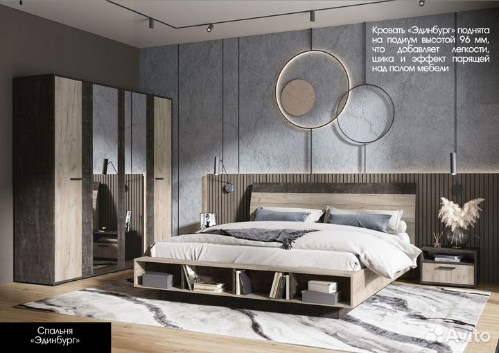 Тумба прикроватная с ящиком новая