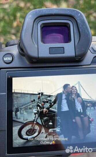 Фотосессия на мотоцикле