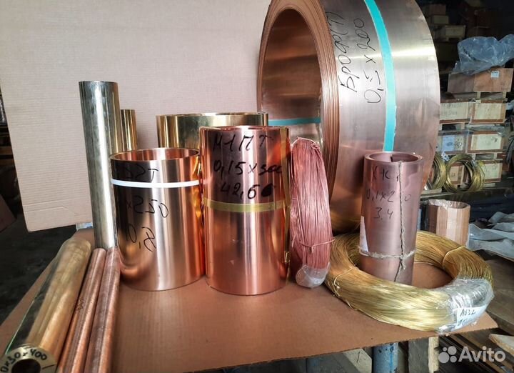 Куски медного листа