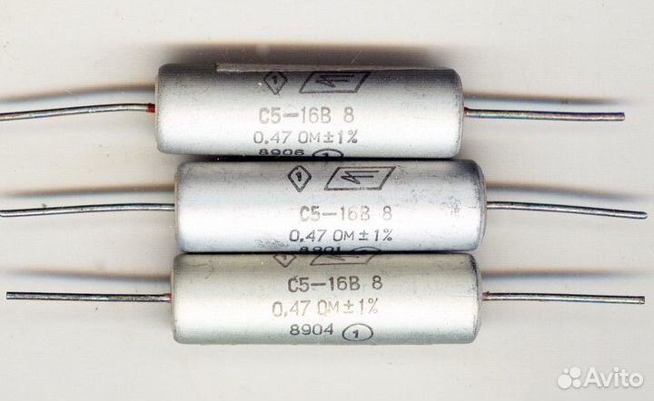 Резисторы СССР С5-5 С5-16 С5-37 млт 0,5-10Вт