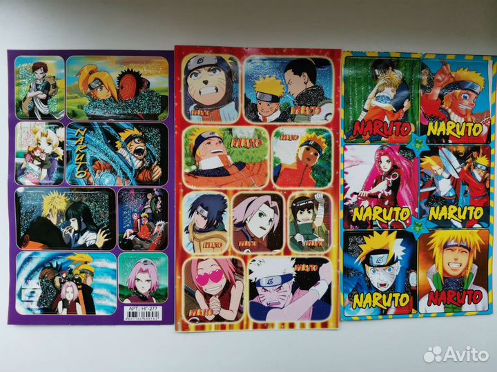 Наклейки Наруто