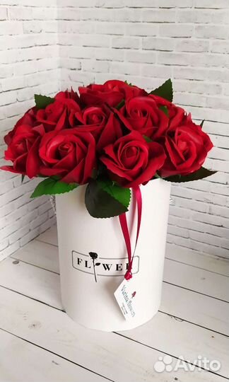 Букет из мыльных роз