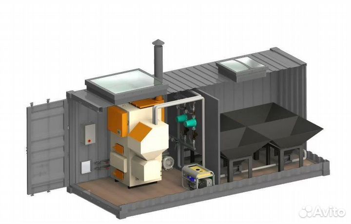 Модульная котельная на пеллетах от 100 кВт