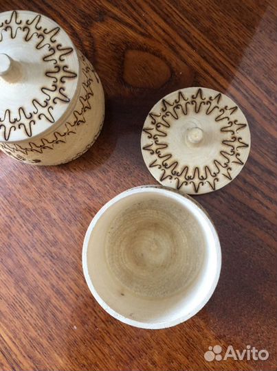 Солонки деревянные