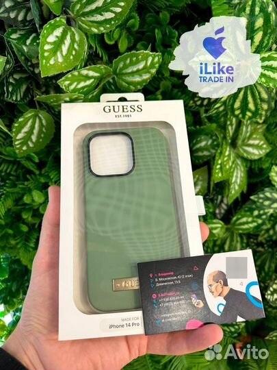 Чехол guess MagSafe iPhone 14 Pro (0328)