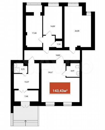 Торговая площадь, 290 м²